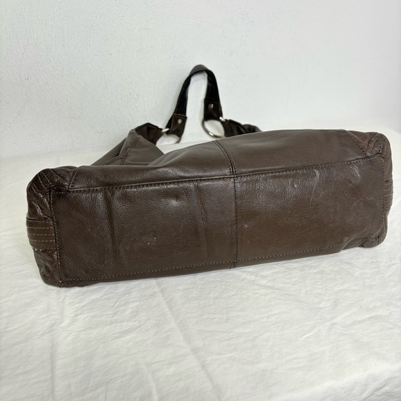 KENNETH COLE REACTION Vintage 90s Y2K Slouchy Leather Hobo Shoulder Bag Purse - Picture 9 of 16